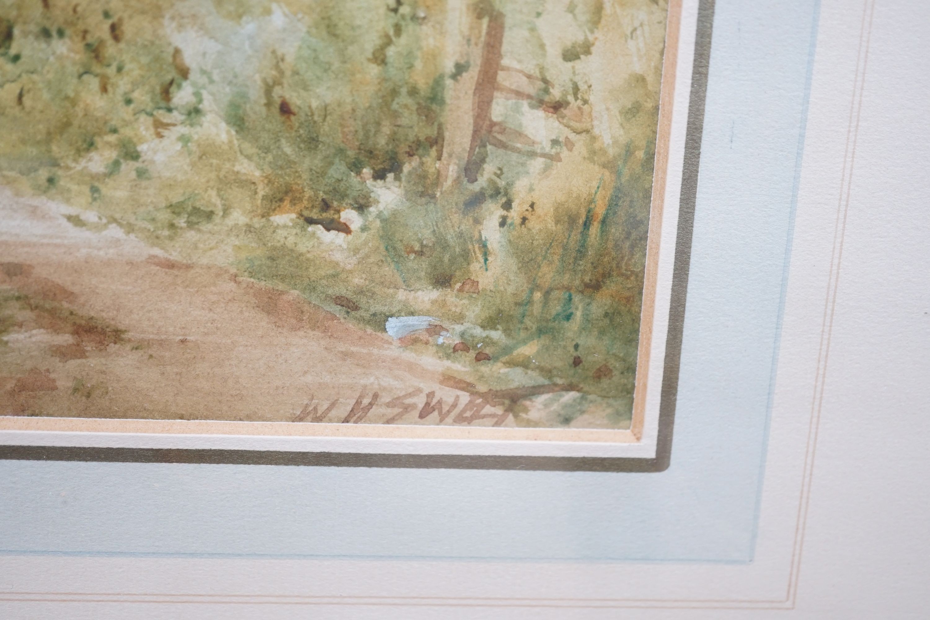 Walter H. Sweet (1890-1943), View at Widdecombe in the Moor, watercolour, signed, 25 x 35cm